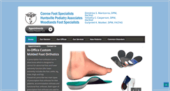 Desktop Screenshot of conroefootspecialists.com